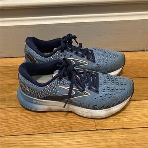Brooks Glycerin 20 Running Shoes Sneakers Womens Size 6.5 US Blissful Blue